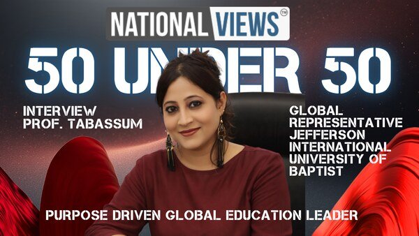 Prof. Tabassum Global representative of Jefferson International University of baptist