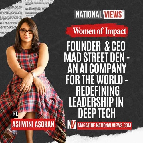 Ashwini asokan founder mad street den indian ai company